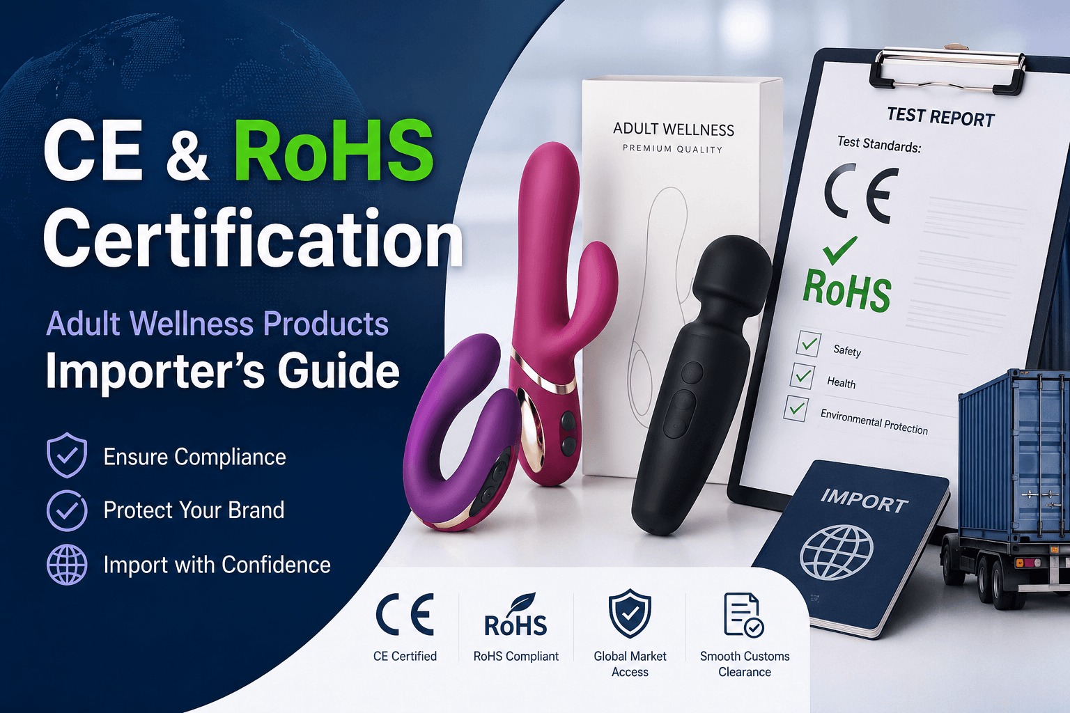 CE and RoHS Certification for Adult Wellness Products: What Importers Must Know — Evokomoribi B2B adult wellness OEM