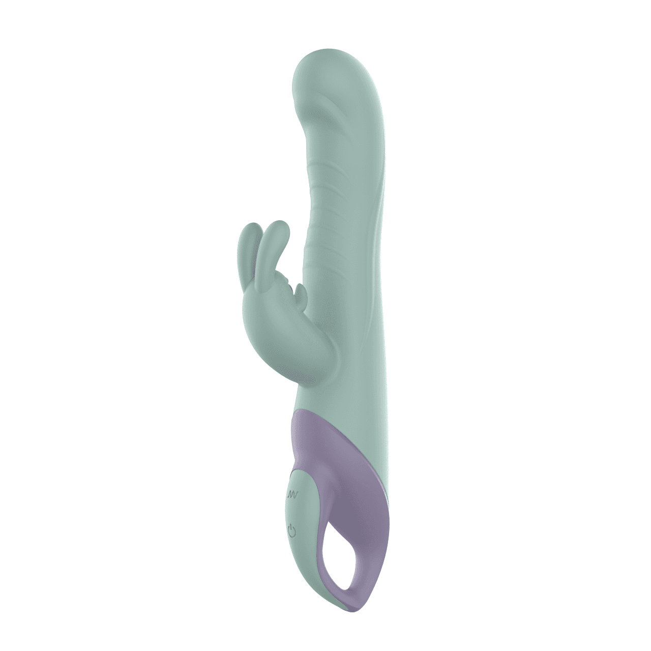 A0079 A0079 Heated Rabbit Vibrator with Dual Motors & Finger-Loop Handle β Auto-Regulating 37β40Β°C Body-Temp Warming private label OEM manufacturer CE RoHS certified China